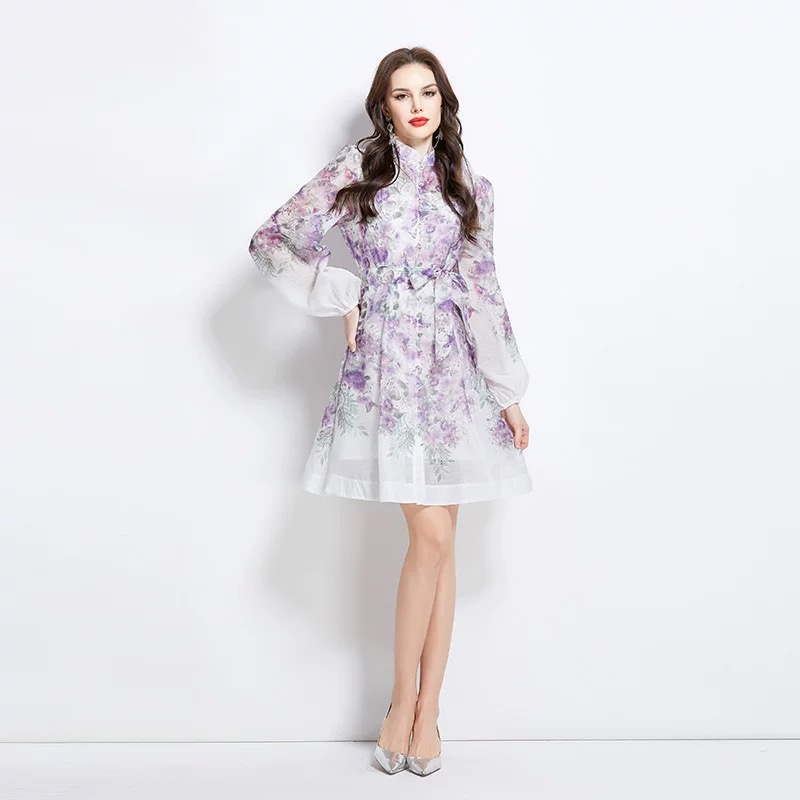 Hung up on you print dress ED170 images